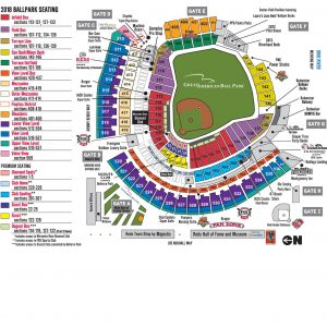 great american ballpark gate map
